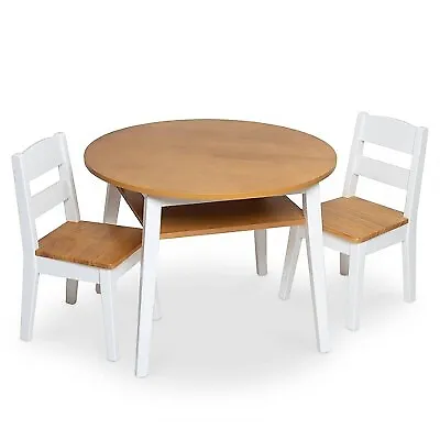 Melissa & Doug Wooden Round Table & Chairs Set • $72.99