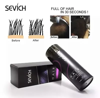 SEVICH Hair Building Thickening Fibres Factory Sealed Keratin Concealer 25g UK • £8.99