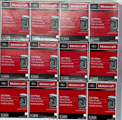 Genuine OEM Motorcraft FL500S Engine Oil Filter Ford AA5Z6714A Case Of 12 • $69.95