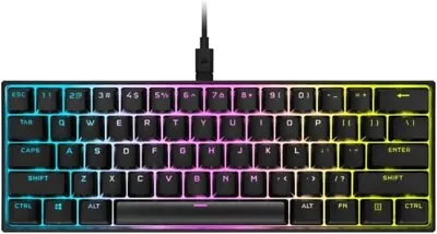 Corsair K65 RGB MINI 60% Mechanical Gaming Keyboard Cherry MX Speed - US Layout • $51.99