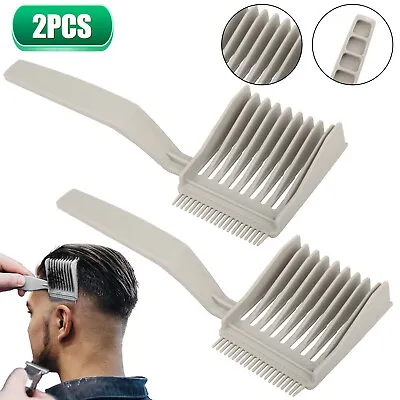2X Blending Comb Barber Professional Hair Styling For Tapering Longer Flat Top • $8.48