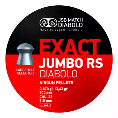 JSB Diabolo Jumbo Exact RS 22 5.52 Pellets X500 • £22.99