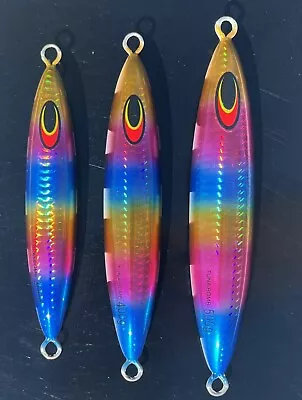 300 400 500g BLUEFIN TUNA KNIFE JIGS - Eddie Bomb  Heavy Bft Vertical Flat Fall • $79