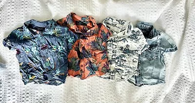 Next Baby Hawaiian Shirt Bundle X4 - Age 6-9 Months - RRP £48 • £7.99