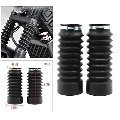 Motorcycle Rubber Front Fork Cover Shock Absorber Boots For • $20.17