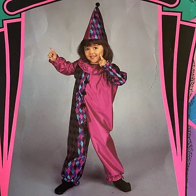 Vintage Kids Costume Diamond Clown Jester California Costumes Size Toddler • $22
