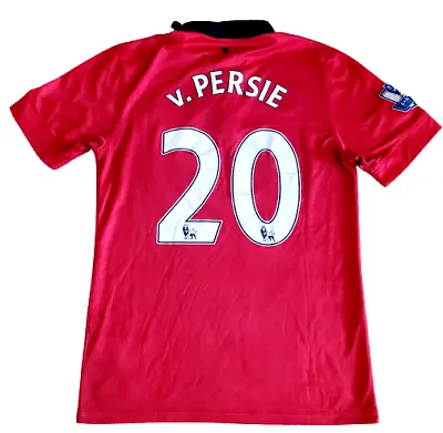 Manchester United 2013 2014 Van Persie Football Soccer Shirt Jersey Nike Mens S • $69