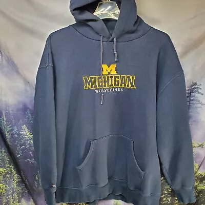 Jansport Michigan Wolverines Mens Size 2XL Hooded Sweatshirt Hoodie • $17