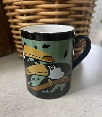 Vintage Retro Kiln Craft Toucan Coffee Mug Made In England • $20