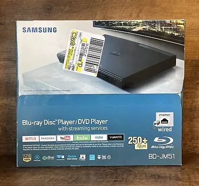 Samsung BD-JM51/ZA Blu-ray Player DVD Player W/ Streaming Services Netflix Hulu • $52