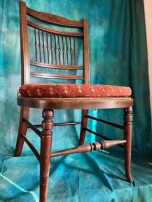 Edwardian Stick Back Chair • £42