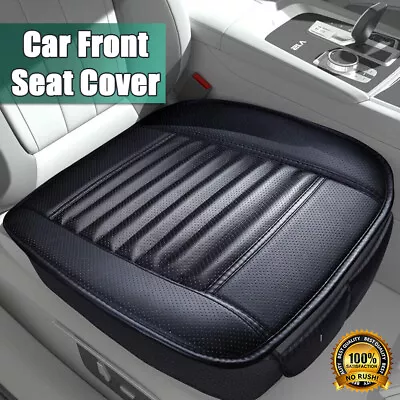 Universal Car Front Seat Cover PU Leather Protector Mat Auto Chair Cushion Pad • $16.99