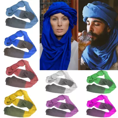 Original Moroccan Berber Tuareg Scarf - Long Ethnic Handmade Turban Multi-colore • $20.99