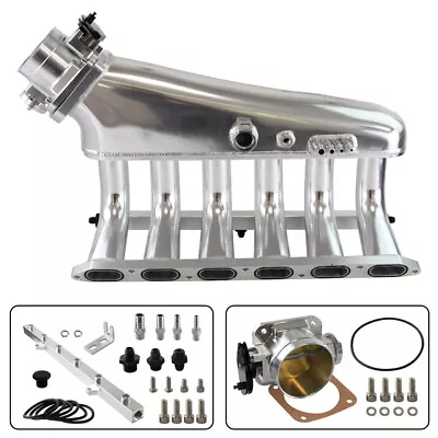 Billet Intake Manifold W/ Fuel Rail Kit+Throttle Body BMW E36 E46 325i 328i 323i • $445.96