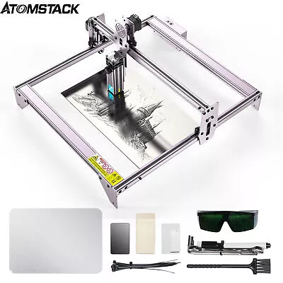 ATOMSTACK A5 Pro+ 40W CNC Laser Engraver 410x400mm For Wood Acrylic Metal J0O9 • $162.49