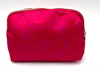 6 Bags: Lancome Makeup  Cosmetic Rose Print Bag ~ Pink • $9.99