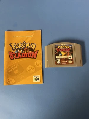 $38.99 • Buy Pokemon Stadium (Nintendo 64 N64) Authentic & Tested - Cartridge W/OEM Manual