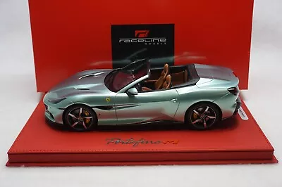 1/18 Bbr Ferrari Portofino M Verde Tavere Deluxe Red Leather Le 3 Mr • $349