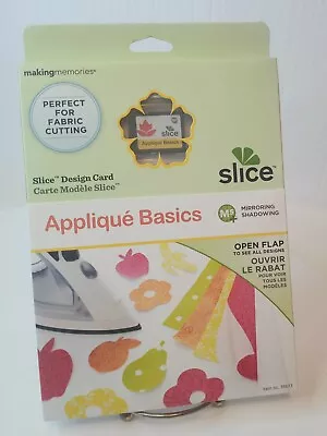 Slice Making Memories Applique Basics Design Card 35673 Icons For Fabric Cutting • $12.42