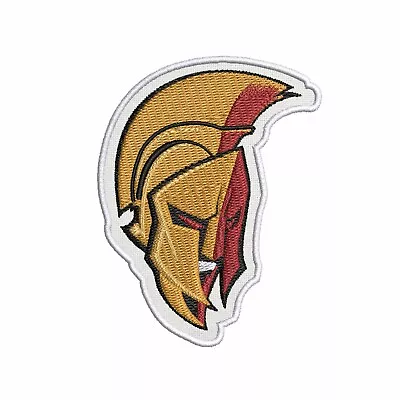 Spartan Helmet Patch Embroidered Iron-on Applique Tactical Military Molon Labe • $5.87