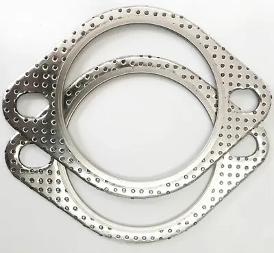3  76MM EXHAUST GASKET - 106MM BOLT SPACING 3 INCH FLANGE (2 Pieces) • $4.99