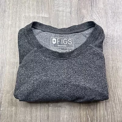 FIGS Gray Maternity Long Sleeve Salta Seamless Underscrub Top Size M Medium • $35.95