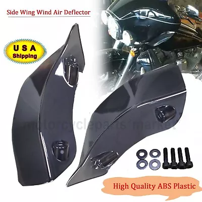 Motorcycle Smoke Upper Fairing Air Wind Deflector For Harley Road Glide 2015-up • $16.13