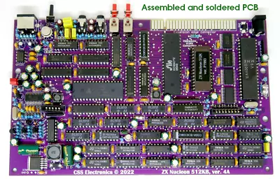 ZX NUCLEON 512 KB - Self Home-made Kit - Pentagon ~ZX Spectrum 128K Clone • £130.17