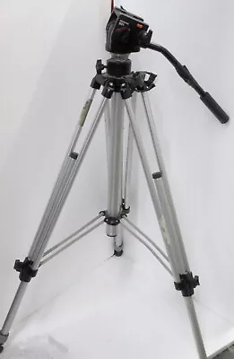 Manfrotto/Bogen 3046 Video Tripod With 501 Fluid Head • $199.79