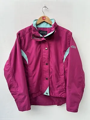 Musto Performance Pink Waterproof Hooded Outdoor Ladies Jacket Coat UK 12 • £33.99