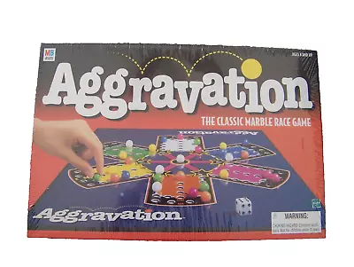 Aggravation Board Game Classic Marble Race Hasbro Vintage 1999 NEW / SEALED • $29.94