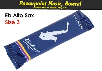 $7.95 • Buy Vandoren Traditional Eb Alto Sax Reed # 3 Strength SINGLE REED + Free Postage