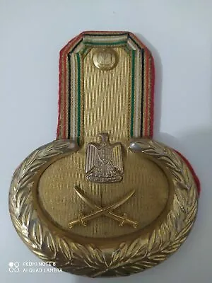 IRAQ Field Marshal Saddam Rank Shoulder Boards Original QATAR KUWAIT Arab Emira • $3500