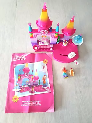 'Lego' Mega Bloks Barbie Rainbow Princess Castle Kids Toy 1 Piece Missing • $15