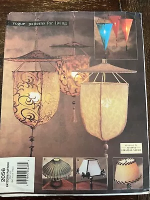 Vogue 2056 UNCUT Sewing Pattern Hanging Lamps & Lampshades • $9.99