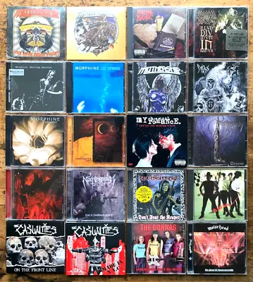 240 Punk/Metal/Rock CDs - Misfits Nachtmystium Morbid Angel Napalm Death & • $8.90