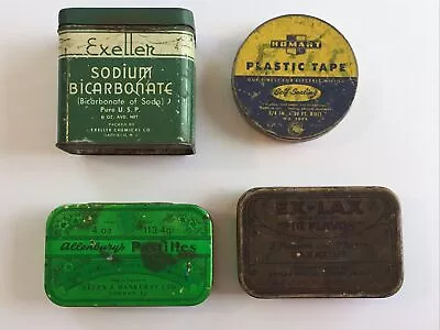 Vintage Advertising Tins LOT Of 4 • $20