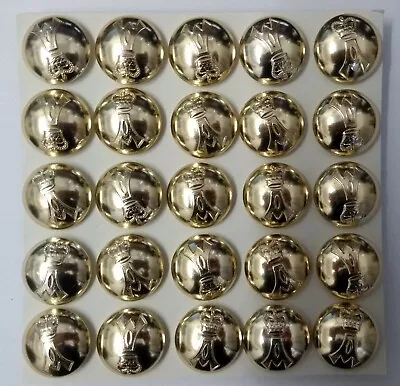 Genuine British Army QARANC QC Royal Army Nursing Corp X25 Dress Buttons ASBT164 • $77.75