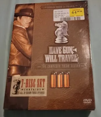 Have Gun Will Travel Complete Season 3 DVD New Sealed • $13.45