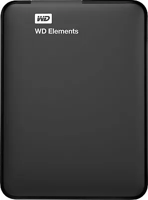 ✅ Western Digital Elements Portable 1TB USB 3.0 WDBUZG0010BBK 5400U/Min 2.5     • $99