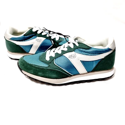 $109.12 • Buy Dunlop KT26 Mens Shoes Size 7 US Wide Fit Green Grey Sneakers Lace Up BNWT
