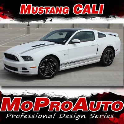 CALIFORNIA SPECIAL GT/CS Rocker Hood Vinyl Stripe Decal Graphic 2014 Mustang K34 • $93.49