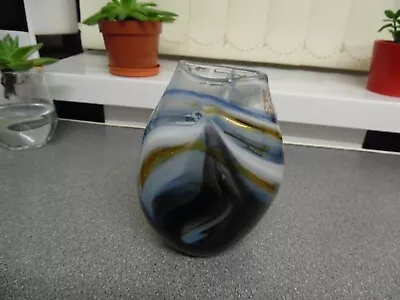 Rare Mdina Twisted Glass Vase. Perfect Condition. • £20