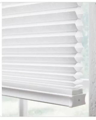 Cordless Light Filtering Cellular Shade 36” W X 72” H Motor Compatible W. White • $55