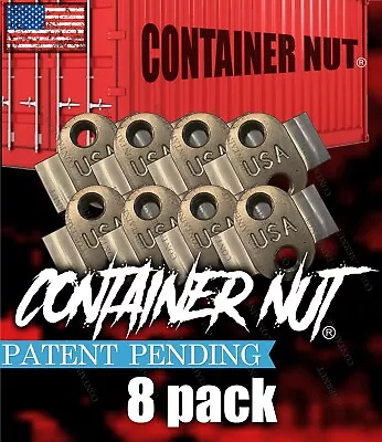 Universal Container Nuts | 8 Pack | Shipping Container Mounts • $539.99