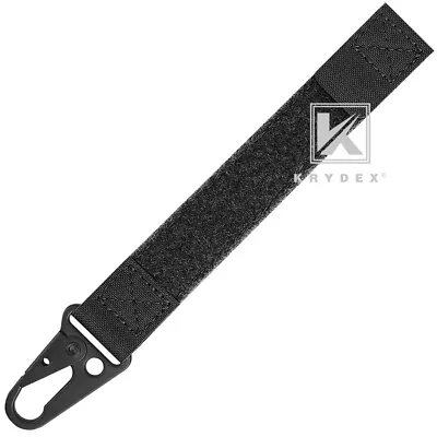 KRYDEX Tactical Hook Strap Clip Keychain Carabiner Fit MOLLE Belt/Tactical Vest • $9.95