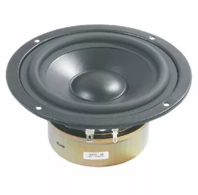 Mid Woofer Paper Dope 8Ω (Re 6.4Ω) 15Wrms/30Wmax 30W Paper Pulp 5¼  HF/R 75Hz • $52.95