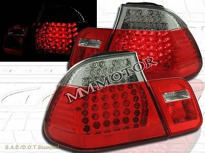 02-05 Bmw E46 330 328 325 Tail Lights Led R/c 4dr 03 04 • $177.99