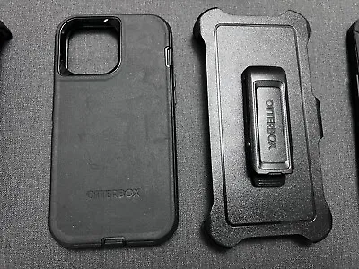 OTTERBOX Defender Series Hard Case & Holster 12 13 Pro Max A3 • $17.99