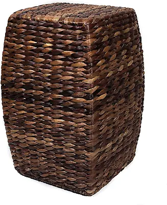 Seagrass Accent Stool - Made Of Hand Woven Seagrass - 21 Inch Stool • $162.72